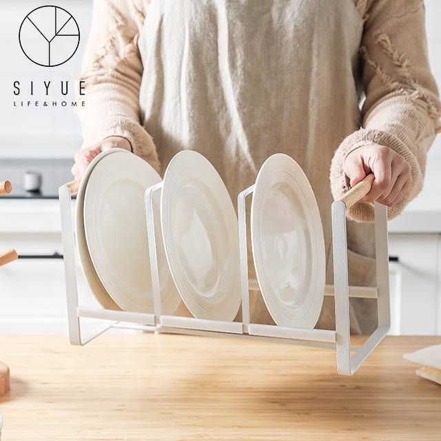 Kitchen Plate Drying Drainer Rack Storage Shelving Holders Organizer Metal Iron Dish Racks 1702